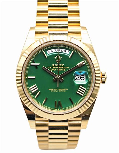 rolex day date 40 gold weight|Rolex Day-Date president 40mm.